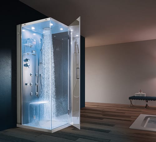 box doccia multifunzione con hammam e idromassaggio Geromin